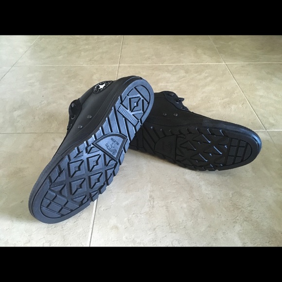 NIB Converse All Black CTAS Street Mids, Size 13 - Picture 3 of 6